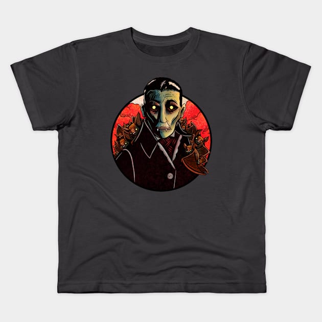 Dracula Kids T-Shirt by LAckas